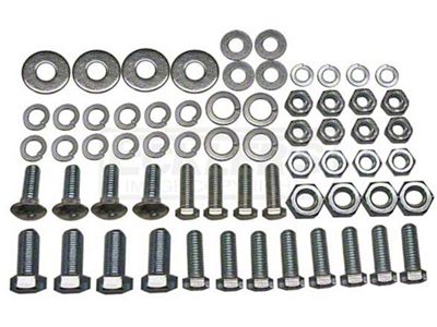 Full Size Chevy Bumper Mounting Kit, Rear, Good Quality, 1959