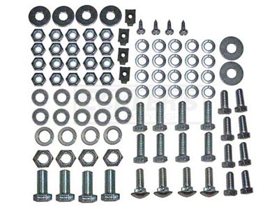 Full Size Chevy Bumper Mounting Kit, Rear, Good Quality, 1961
