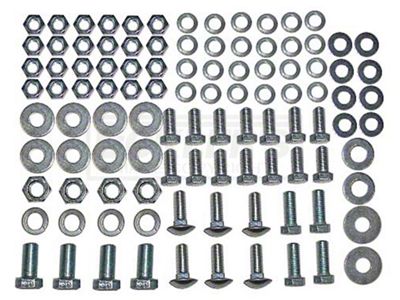 Full Size Chevy Bumper Mounting Kit, Rear, Good Quality, 1964