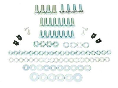 Full Size Chevy Bumper Mounting Kit, Rear, Show Quality, 1961