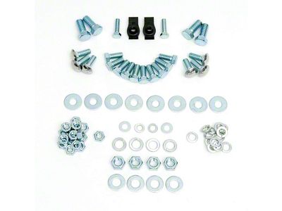 Full Size Chevy Bumper Mounting Kit, Rear, Show Quality, 1962