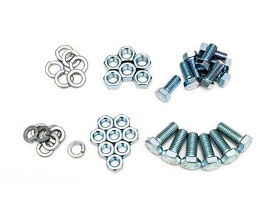 Full Size Chevy Bumper Mounting Kit, Rear, Show Quality, 1965-1966