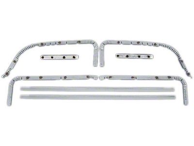 Full Size Chevy Cardboard Panel Door Edge Bands & Nails, 1959-1960