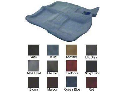 Full Size Chevy Carpet Set, Cut-Pile, 2-Door Hardtop, 1963-1964 (Impala Sports Coupe, Two-Door)