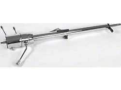 Full Size Chevy Chrome Tilt Steering Column, ididit Column Shift (61-62 Biscayne; 61-62 Impala)