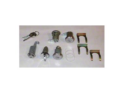 Full Size Chevy Complete Lock Set, All Except 2-Door Hardtop & Convertible, 1964