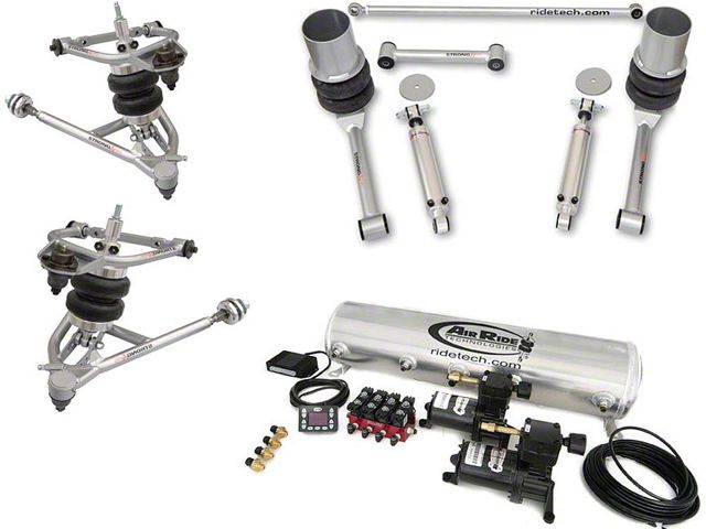 Full Size Chevy Complete Shockwave Level 2 Suspension Package, Ride Tech, 1965-1966