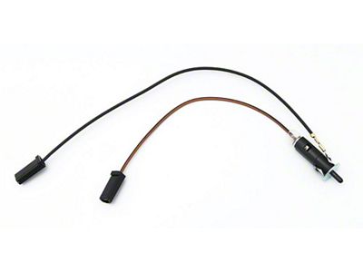 Full Size Chevy Console Door Light Wiring Harness & Switch Assembly, 1964