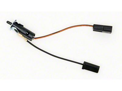 Full Size Chevy Console Door Light Wiring Harness & Switch Assembly, 1966-1969