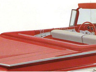 Full Size Chevy Convertible Top Boot, 1959-1960 (Impala Convertible)