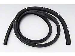 Full Size Chevy Convertible Top Header Seal, 1965-1966 Early (Impala Convertible)