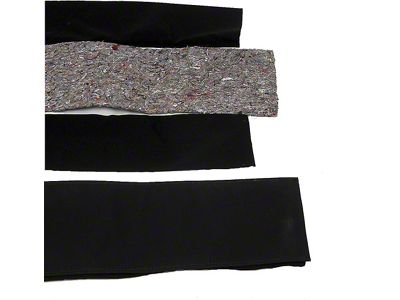 Full Size Chevy Convertible Top Pads, Black, 1961-1975 (Caprice Convertible)