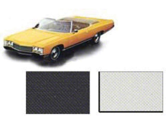 Full Size Chevy Convertible Top With Pads & Tinted Glass Window, Impala, 1971-1975 (Impala Convertible)