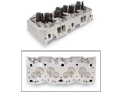 Full Size Chevy Cylinder Head, 348 & 409ci Complete, Aluminum, Edelbrock, 1961-65