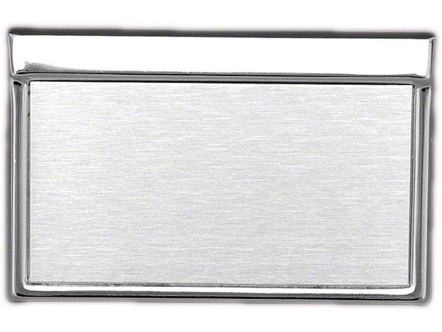 Full Size Chevy Dash Trim, Ashtray Section, For Cars Without Air Conditioning, Impala, 1965-1966