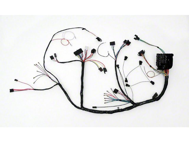 Full Size Chevy Dash Wiring Harness, For Cars With Manual Transmission & Air Conditioning, 1969