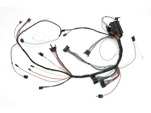 Full Size Chevy Dash Wiring Harness, With Column Shift Automatic Transmission & Warning Lights, 1967