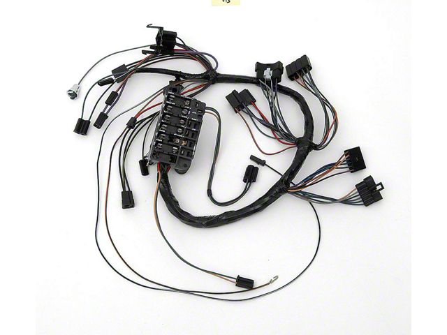 Full Size Chevy Dash Wiring Harness, With Column Shift Automatic Transmission, Impala, 1964
