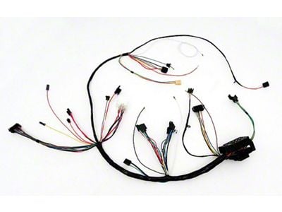 Full Size Chevy Dash Wiring Harness, With Console Manual Transmission& Factory Gauges, 1968