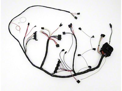 Full Size Chevy Dash Wiring Harness, With Console Shift Automatic Transmission & Air Conditioning, 1969
