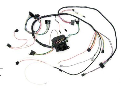 Full Size Chevy Dash Wiring Harness, With Console Shift Automatic Transmission & Factory Gauges, 1965