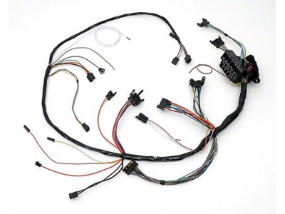 Full Size Chevy Dash Wiring Harness, With Console Shift Automatic Transmission & Factory Gauges, 1967