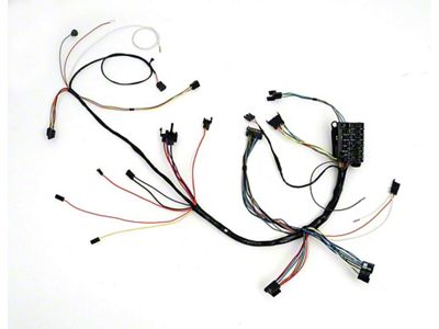 Full Size Chevy Dash Wiring Harness, With Console Shift Manual Transmission & Factory Gauges, 1967