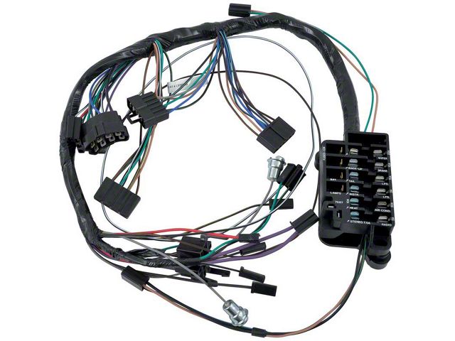 Full Size Chevy Dash Wiring Harness, For Cars With Automatic Transmission, Biscayne, 1963 (Biscayne Sedan, Two & Four-Door)