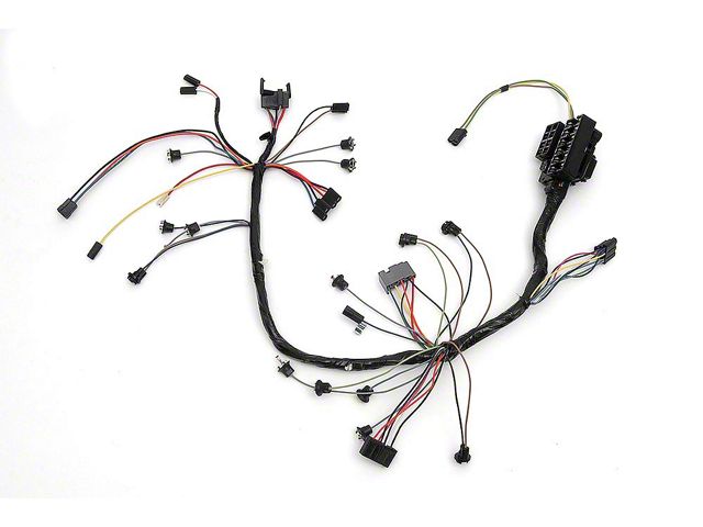 Full Size Chevy Dash Wiring Harness, For Cars With Manual Transmission, Biscayne, 1962 (Biscayne Sedan, Two & Four-Door)