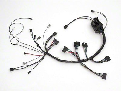 Full Size Chevy Dash Wiring Harness, With Column Shift Manual Transmission, Impala, 1964