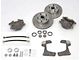 Full Size Chevy Disc Brake Kit, At The Spindle, With Drilled & Sweep Slotted Rotors, 1959-1964