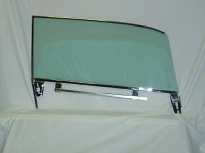 Full Size Chevy Door Glass Assembly, Right, Clear, 1961-1962 Bel Air & 1961 Impala Hardtop (Impala Sports Coupe, Two-Door)