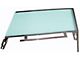 Full Size Chevy Door Glass Assembly, Right, Green Tinted, Impala Hardtop, 1962-1964 (Impala Sports Coupe, Two-Door)