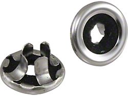 Full Size Chevy Door Lock Knob Ferrules, 1959-60