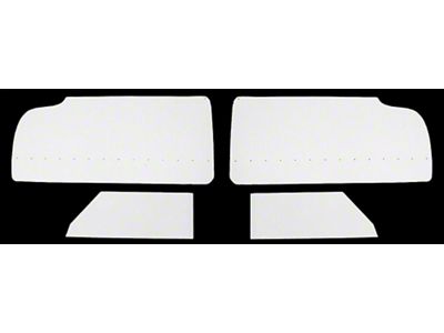 Full Size Chevy Door & Rear Quarter Panel Mylarr Water Shields, 2-Door Hardtop, Impala, 1959-1960