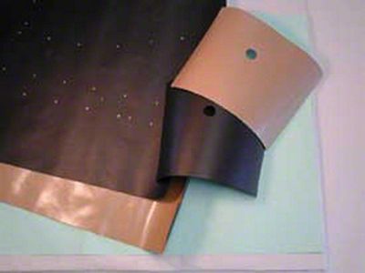 Full Size Chevy Door & Rear Quarter Panel Mylar Water Shields, 2-Door Hardtop, Impala, 1958 (Impala Sports Coupe)