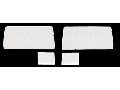 Dr/Qtr Panel Mylar Water Shields,2Dr Hdtp,63-64 (Impala Sports Coupe, Two-Door)