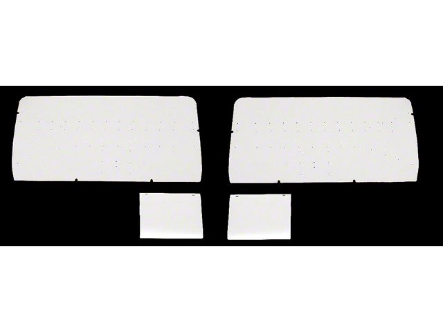 Dr/Qtr Panel Mylar Water Shields,2Dr Hdtp,63-64 (Impala Sports Coupe, Two-Door)
