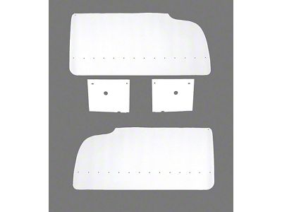 Full Size Chevy Door & Rear Quarter Panel Mylar Water Shields, Convertible, 1959-1960 (Impala Convertible)