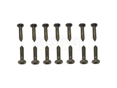 Full Size Chevy Door Sill Plate Screw Set, For 4-Door Applications, 1958