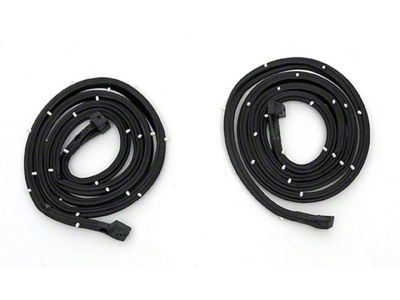 Full Size Chevy Door Weatherstrip, 2-Door Hardtop & Convertible, 1961-1962