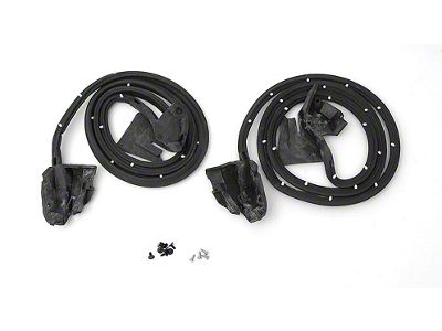 Full Size Chevy Door Weatherstrip, 2-Door Hardtop & Convertible, 1969-1970
