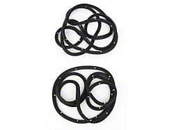 Full Size Chevy Door Weatherstrip, Front, 4-Door Sedan & Wagon, 1963-1964