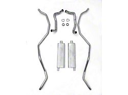 Dual Aluminized Exhaust System, High Performance, 327ci (62-64 Biscayne; 62-64 Impala)