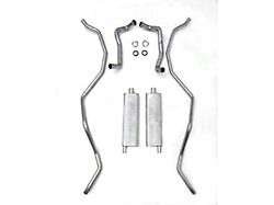 Dual Exhaust System, Aluminized, 327ci HighPerformance, Wagon (62-64 Biscayne; 62-64 Impala)