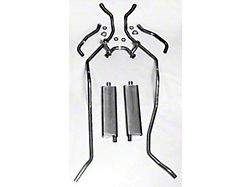 Full Size Chevy Dual Exhaust System, Aluminized, Small Block, 1958 
