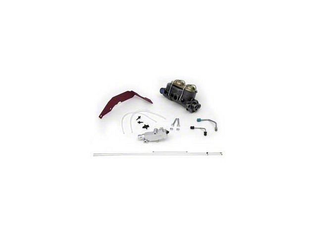 Full Size Chevy Dual Master Cylinder Conversion Kit, Non-Power,With Disc Brakes, 1958-1964
