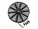 Full Size Chevy Electric Cooling Fan, Reversible, 16, Black, 1958-1972