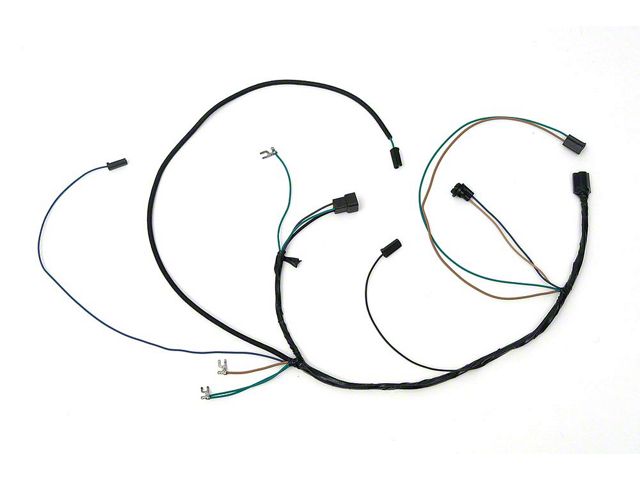Full Size Chevy Engine & Starter Wiring Harness, 348ci, ForCars With Manual Transmission, 1958