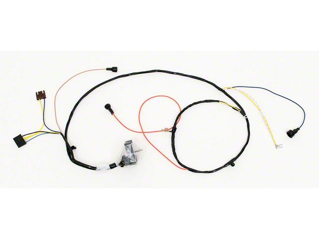 Full Size Chevy Engine & Starter Wiring Harness, With Warning Lights, 307ci & 327ci, V8, 1968